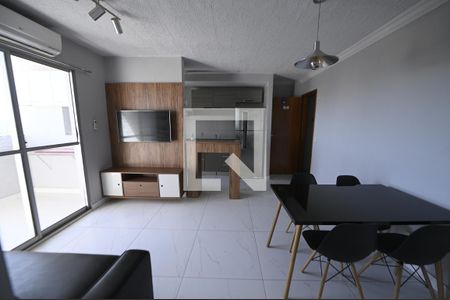 Sala de apartamento para alugar com 2 quartos, 60m² em Jardim Ipê, Goiânia