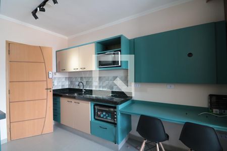 Cozinha de kitnet/studio para alugar com 1 quarto, 38m² em Vila Regente Feijó, São Paulo