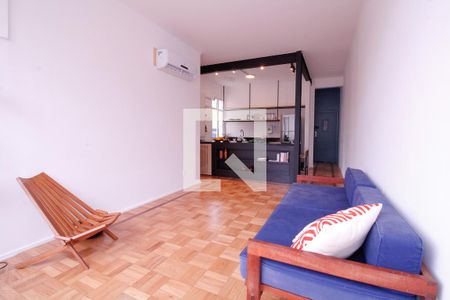 Sala de apartamento à venda com 2 quartos, 65m² em Humaitá, Rio de Janeiro