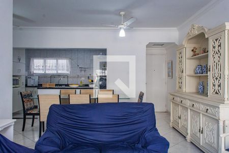 Sala de apartamento para alugar com 4 quartos, 140m² em Balneario Cidade Atlantica, Guarujá