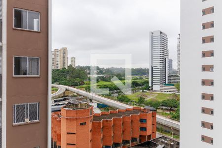 Vista Varanda da Sala de kitnet/studio para alugar com 1 quarto, 28m² em Jardim Caravelas, São Paulo