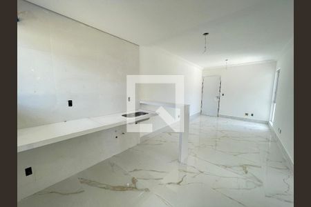 Sala/Cozinha de apartamento à venda com 2 quartos, 49m² em Copacabana, Belo Horizonte