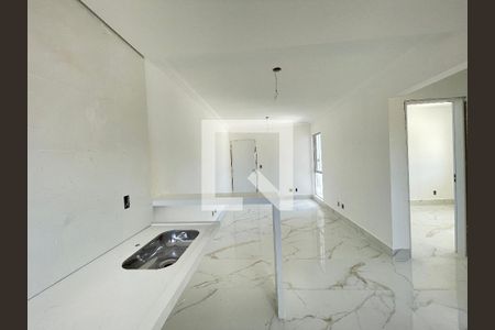 Sala/Cozinha de apartamento à venda com 2 quartos, 49m² em Copacabana, Belo Horizonte