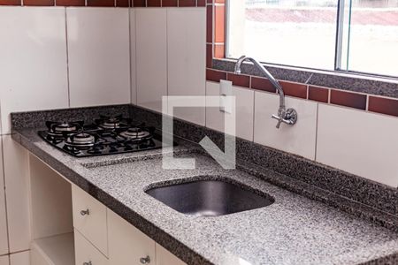 Detalhe da cozinha de apartamento para alugar com 1 quarto, 33m² em Capoeiras, Florianópolis