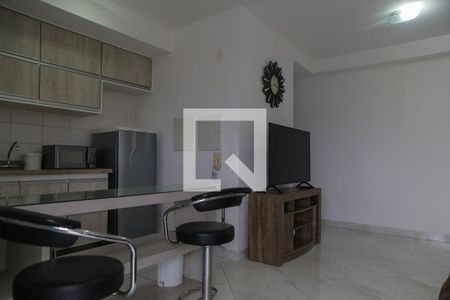 Sala de apartamento para alugar com 1 quarto, 49m² em Boqueirão, Santos