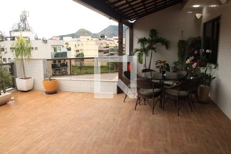 Varanda da Sala de apartamento à venda com 4 quartos, 195m² em Recreio dos Bandeirantes, Rio de Janeiro