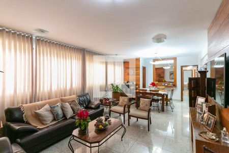 Sala de apartamento à venda com 4 quartos, 210m² em Buritis, Belo Horizonte