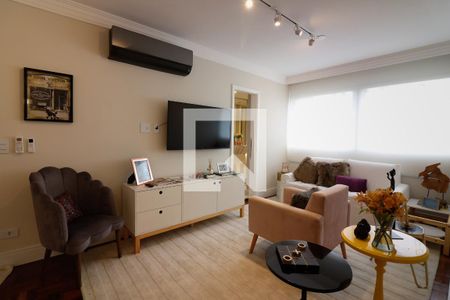 Sala  de apartamento para alugar com 2 quartos, 75m² em Brooklin Paulista, São Paulo