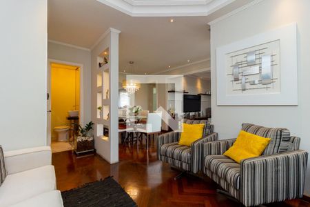 Sala de Estar de apartamento à venda com 4 quartos, 137m² em Jardim Anália Franco, São Paulo