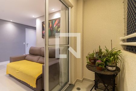 Varanda da Sala de apartamento à venda com 2 quartos, 46m² em Parque Fongaro, São Paulo
