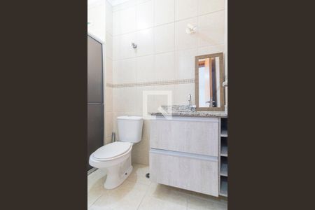 Banheiro da Suite de apartamento à venda com 2 quartos, 74m² em Vila Humaitá, Santo André