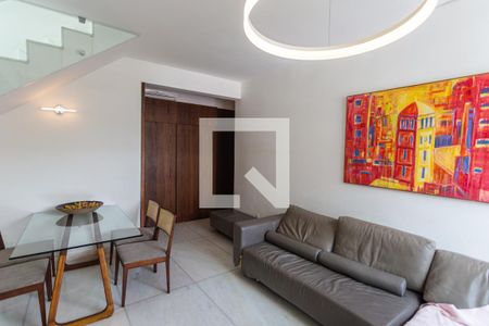 Sala 1 de apartamento à venda com 2 quartos, 130m² em Santo Antônio, Belo Horizonte