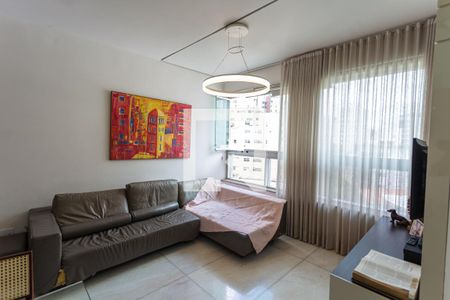 Sala 1 de apartamento à venda com 2 quartos, 130m² em Santo Antônio, Belo Horizonte