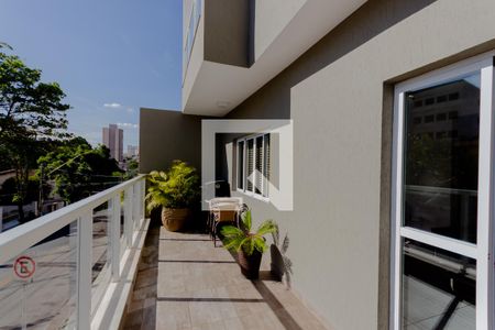 Varanda  de casa à venda com 3 quartos, 150m² em Jardim, Santo André