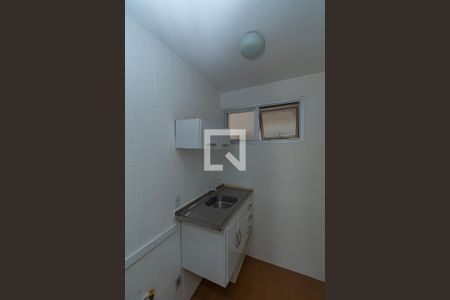 Cozinha de apartamento à venda com 1 quarto, 36m² em Bosque, Campinas