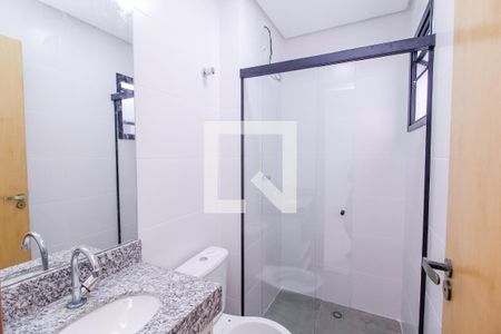 Banheiro de kitnet/studio para alugar com 1 quarto, 32m² em Parque da Vila Prudente, São Paulo