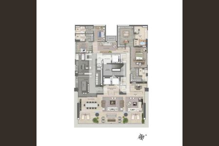 Apartamento à venda com 236m², 4 quartos e sem vaga