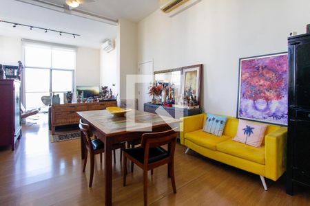 Sala de Jantar de apartamento à venda com 1 quarto, 136m² em Barra da Tijuca, Rio de Janeiro