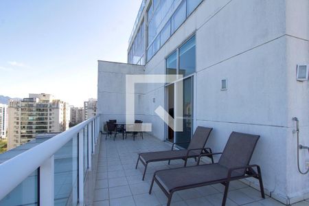 Varanda de apartamento para alugar com 1 quarto, 136m² em Barra da Tijuca, Rio de Janeiro