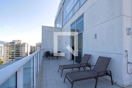 Varanda de apartamento à venda com 1 quarto, 136m² em Barra da Tijuca, Rio de Janeiro