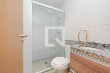 Banheiro de kitnet/studio à venda com 1 quarto, 20m² em República, São Paulo