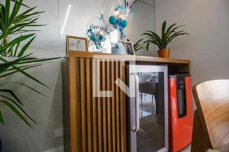 Detalhe Sala de apartamento à venda com 3 quartos, 107m² em Alphaville Conde Ii, Barueri