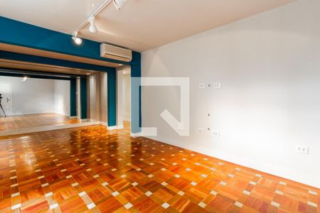 Sala de apartamento para alugar com 3 quartos, 127m² em Indianópolis, São Paulo