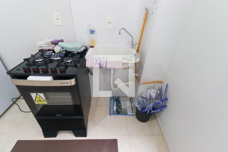 Cozinha e Área de Serviço de apartamento para alugar com 2 quartos, 47m² em Ouro Fino, São José dos Pinhais