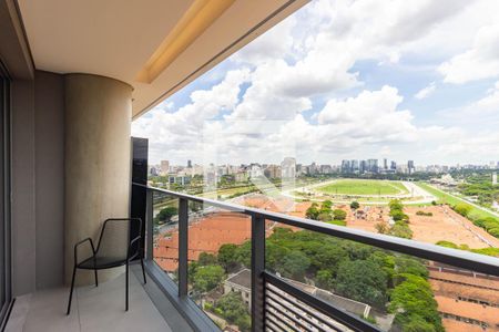 Varanda de kitnet/studio para alugar com 1 quarto, 38m² em Pinheiros, São Paulo