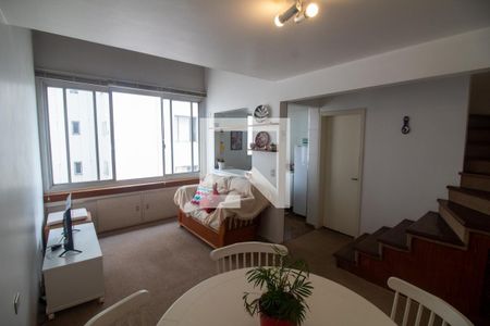 Sala de apartamento para alugar com 1 quarto, 47m² em Brooklin Paulista, São Paulo