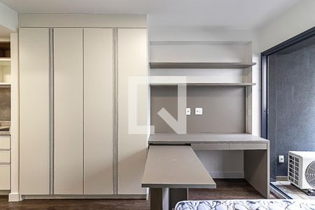 Sala/Quarto/Cozinha de kitnet/studio à venda com 1 quarto, 25m² em Indianópolis, São Paulo