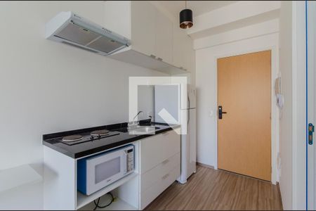 Cozinha de apartamento para alugar com 1 quarto, 27m² em Vila Mariana, São Paulo