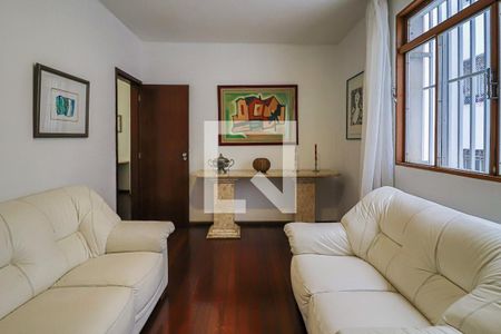 Sala de Estar de apartamento à venda com 3 quartos, 140m² em Anchieta, Belo Horizonte