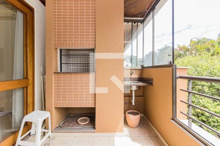 Churrasqueira de apartamento à venda com 3 quartos, 90m² em Tristeza, Porto Alegre