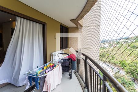 Varanda da Sala de apartamento à venda com 5 quartos, 130m² em Sion, Belo Horizonte