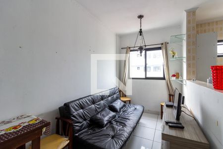 Sala de apartamento para alugar com 1 quarto, 25m² em Nova Mirim, Praia Grande