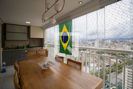 Varanda Gourmet de apartamento à venda com 3 quartos, 132m² em Jardim Zaira, Guarulhos