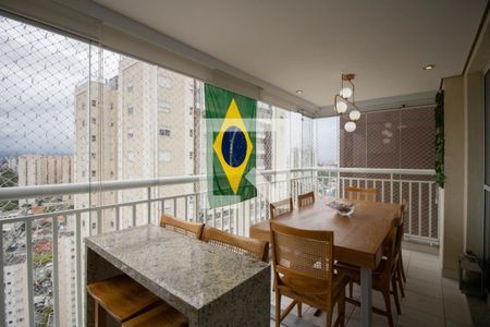 Varanda Gourmet de apartamento à venda com 3 quartos, 132m² em Jardim Zaira, Guarulhos