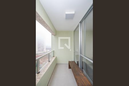 Varanda da Sala de apartamento à venda com 1 quarto, 50m² em Vila da Serra, Nova Lima