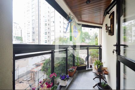 Varanda da Sala de apartamento à venda com 3 quartos, 94m² em Santa Cecília, São Paulo