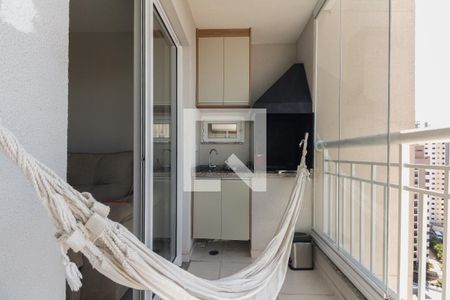 Varanda  de apartamento à venda com 3 quartos, 73m² em Chácara Santo Antônio (zona Leste), São Paulo