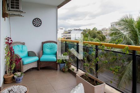 Varanda de apartamento para alugar com 3 quartos, 120m² em Recreio dos Bandeirantes, Rio de Janeiro