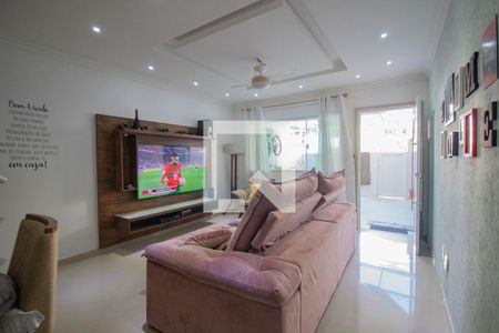 Sala  de casa à venda com 3 quartos, 136m² em Taquara, Rio de Janeiro