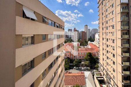 Vista de kitnet/studio para alugar com 1 quarto, 25m² em Indianópolis, São Paulo