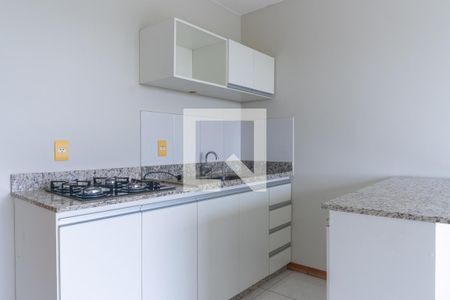 Cozinha de kitnet/studio para alugar com 1 quarto, 21m² em Asa Norte, Brasília