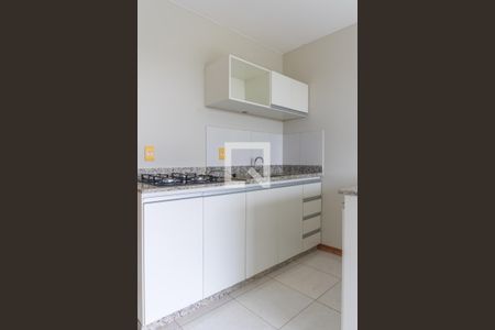 Cozinha de kitnet/studio para alugar com 1 quarto, 21m² em Asa Norte, Brasília