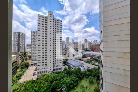 Vista Sala de apartamento à venda com 1 quarto, 42m² em Liberdade, São Paulo