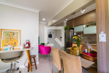 Sala de Jantar e Cozinha de apartamento à venda com 2 quartos, 53m² em Vila Mariana, São Paulo