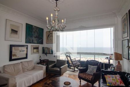 Sala de apartamento à venda com 4 quartos, 180m² em Copacabana, Rio de Janeiro