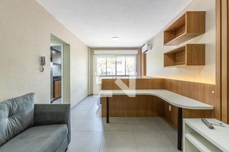 Sala de apartamento para alugar com 1 quarto, 30m² em Centro, São Leopoldo